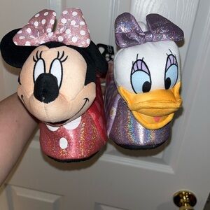 Minnie and Daisy Plush Slippers